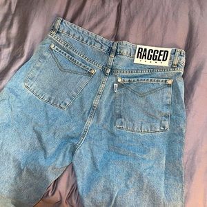 Ragged Straight Leg Jeans